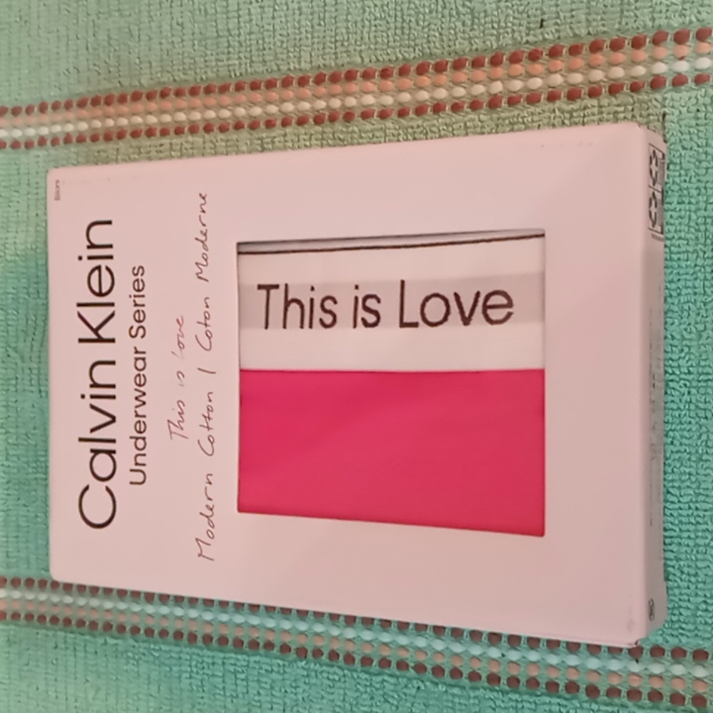 Calvin Klein underwear series pink bikini panties woman's size 3X NWT